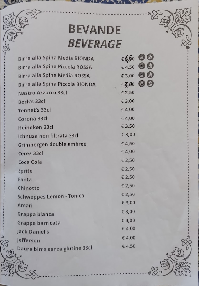 Menu Villaggio La Perla Jonica-2